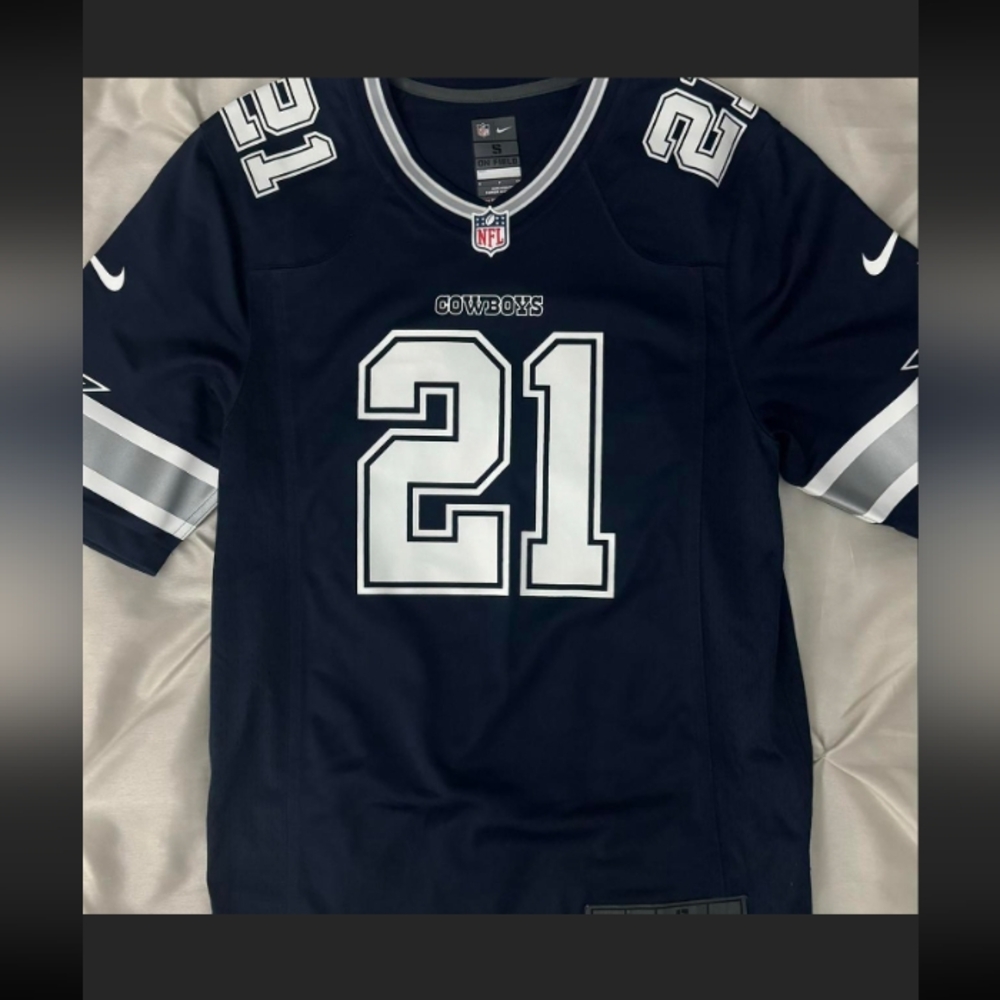 Dallas Cowboys Kids Jersey 21 Ezekiel Elliott Size 14/16 Nike NFL Players